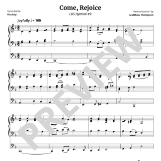 #9 Come, Rejoice